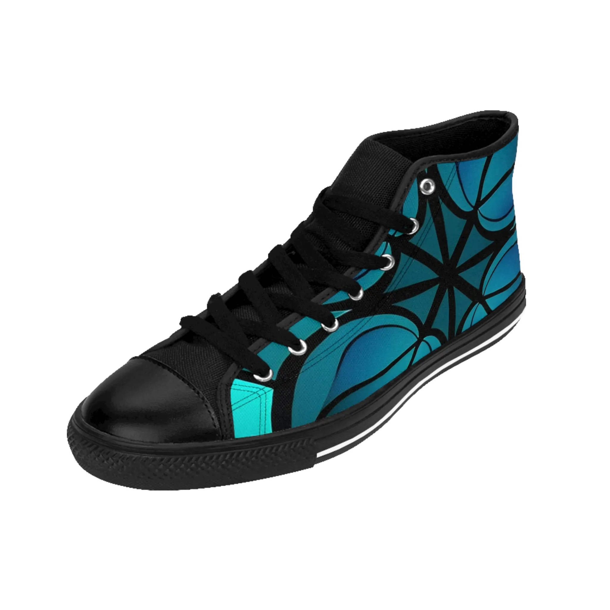 Women's Classic Elegant Design High Sneakers. GB-000006Cvc