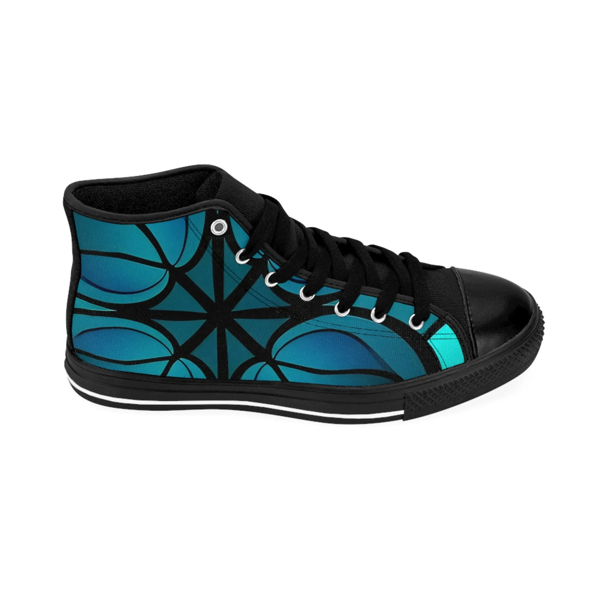 Women's Classic Elegant Design High Sneakers. GB-000006Cvc