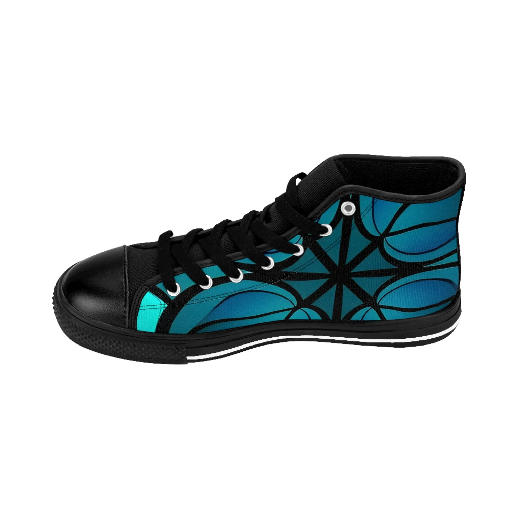 Women's Classic Elegant Design High Sneakers. GB-000006Cvc