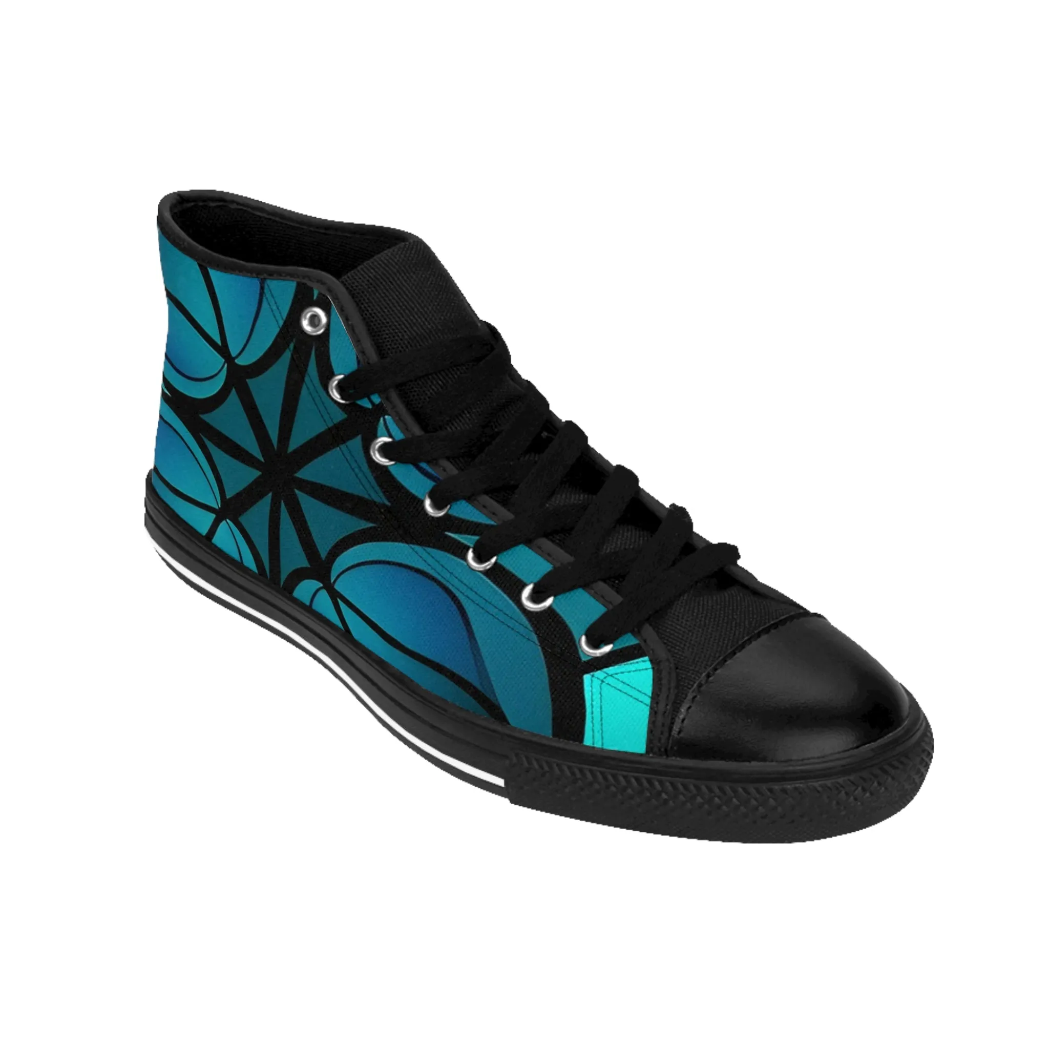 Women's Classic Elegant Design High Sneakers. GB-000006Cvc