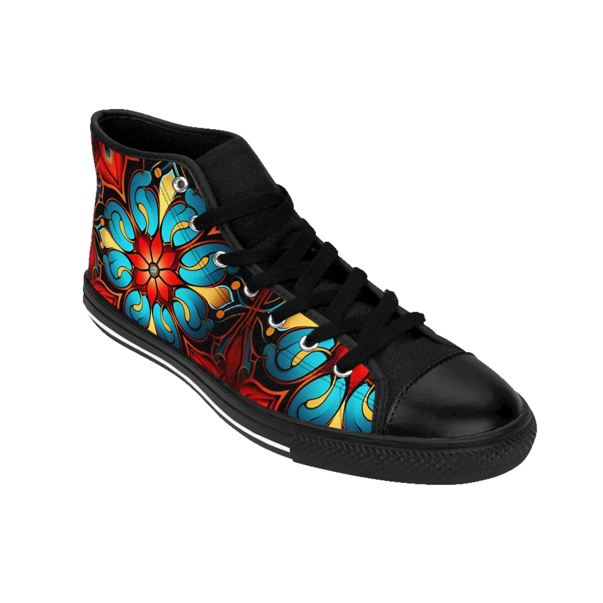 Women's Classic Trendsetting Look High Sneakers. GB-000003C