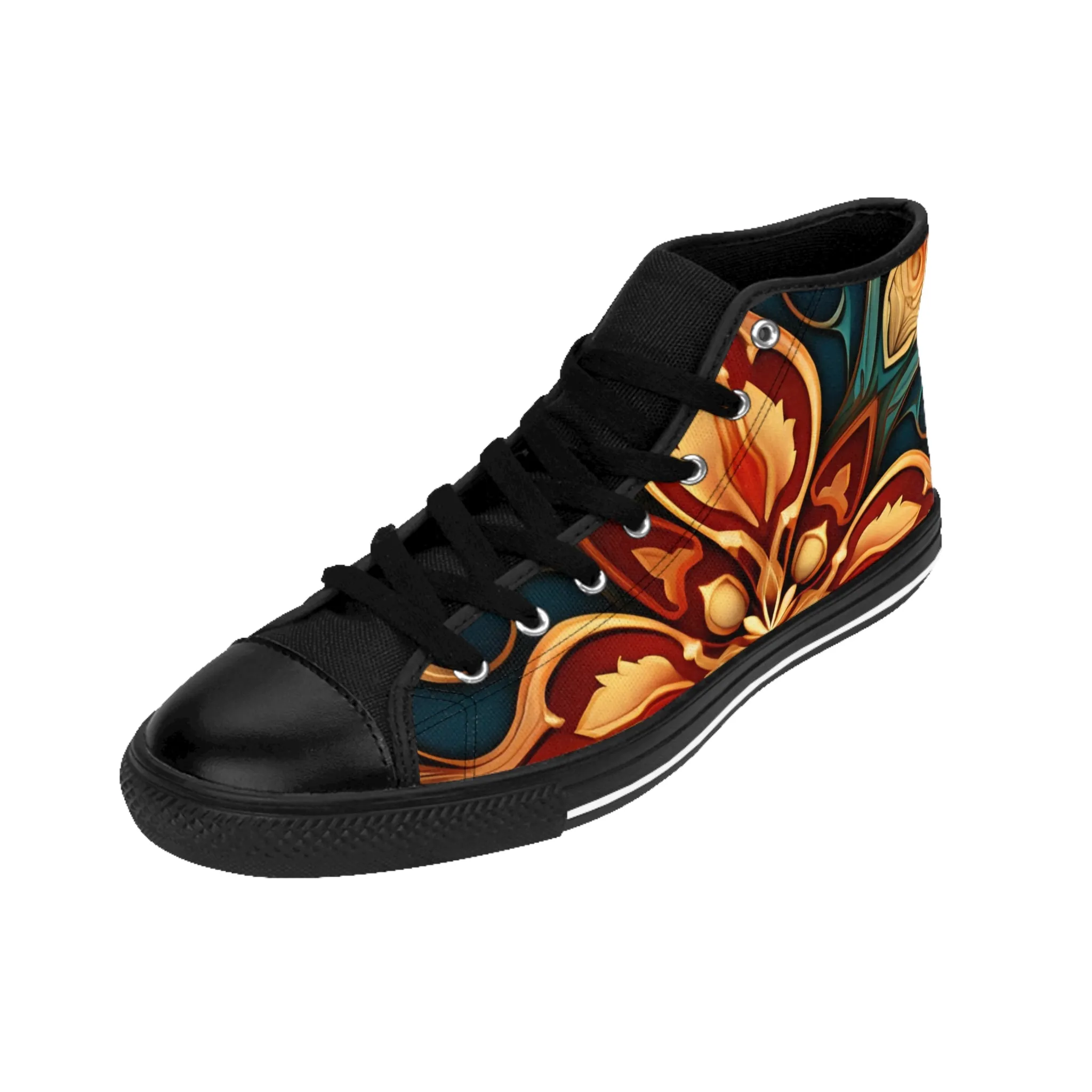 Women's Classic Urban Chic High Sneakers. GB-000009C