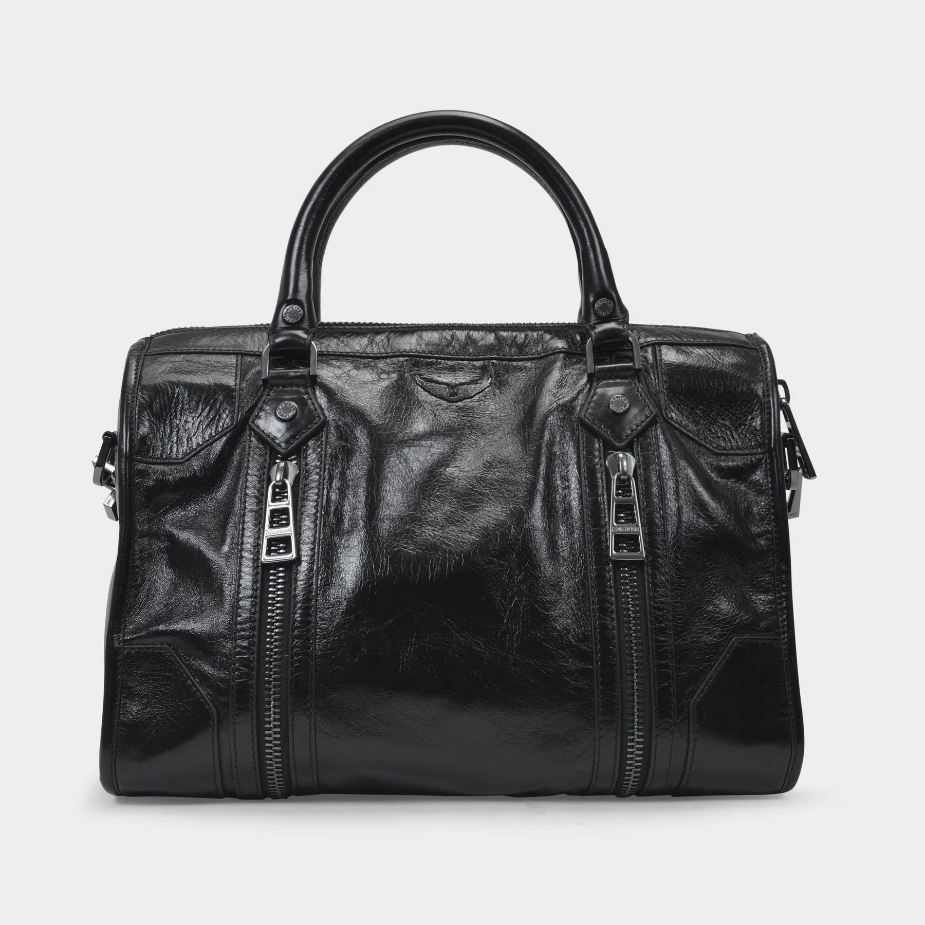 Zadig & Voltaire  Sunny Medium Bag in Black Leather